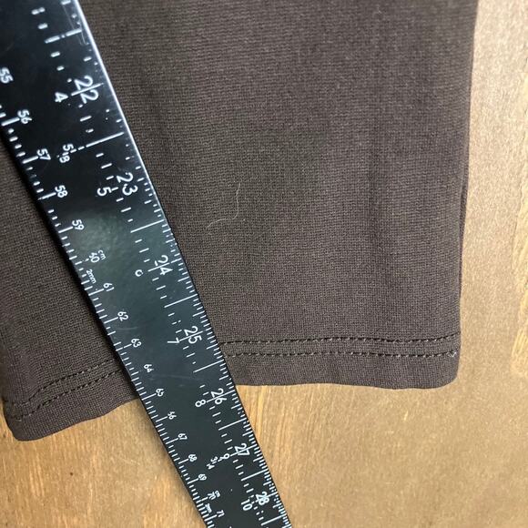 Chicos Womens Pants Brown Mid Rise Jeggings Stretch 1.5 Short (MP) - Picture 8 of 11